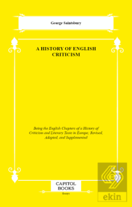 A History of English Criticism