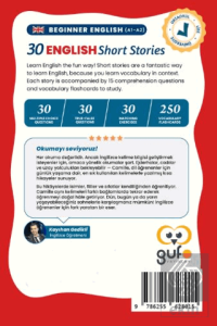 A1 - A2 English 30 Short Stories For Beginners (Yeni Başlayanlar İçin 30 İngilizce Türkçe Kısa Hikaye)
