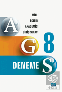 AGS 8 Deneme - Milli Eğitim Akademisi Giriş Sınavı Kitabı