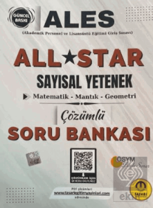 ALES All Star Sayısal Yetenek Çözümlü Soru Bankası
