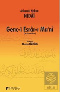 Ankaralı Hekim Nidai Genc-i Esrar-ı Ma'ni