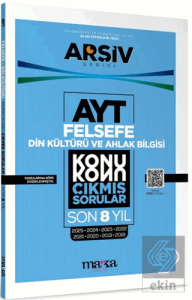 AYT Din Kültürü ve Ahlak Bilgisi - Felsefe Çıkmış Sorular Konu Konu Son 8 Yıl Tıpkı Basım Arşiv Serisi