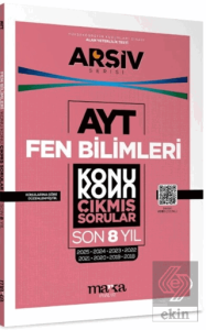AYT Fen Bilimleri Çıkmış Sorular Konu Konu Son 8 Yıl Tıpkı Basım Arşiv Serisi