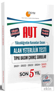 AYT Son 5 Yıl Tıpkı Basım Çıkmış Soru Kitapçıkları