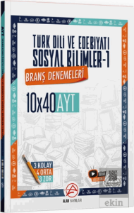 AYT Türk Dili ve Edebiyatı ve Sosyal Bilimler 1 10 x 40 Branş Denemeleri