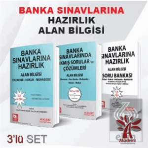 Banka Sınavlarına Hazırlık Alan Bilgisi (3 Kitap Takım)