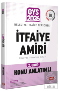 Belediye İtfaiye Personeli İtfaiye Amiri 2. Grup GYS Konu Anlatımlı