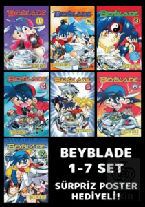 Beyblade 1-7 Poster Hediyeli Set