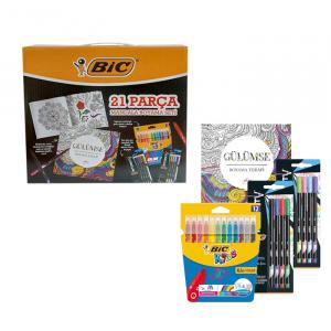 Bic 21 Parça Mandala Boyama Seti