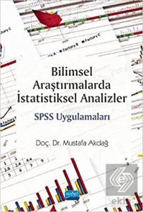 Bilimsel Araştırmalarda İstatistiksel Analizler SP