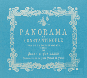 Bir İstanbul Panoraması 1888 (Mavi) - Panoraman de Constantinople Galata