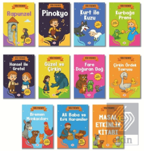 Bir Varmış Seti (10 Kitap +1 Aktivite Takım)