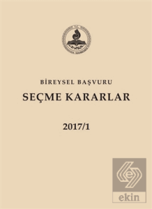 Bireysel Başvuru Seçme Kararlar 2 Cilt Takım