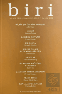 Biri Altı Aylık Edebiyat Dergisi Sayı: 16