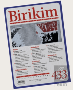 Birikim Aylık Sosyalist Kültür Dergisi Sayı: 433 Mayıs 2025