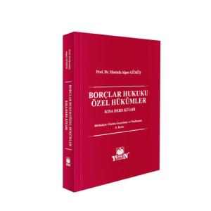 Borçlar Hukuku Özel Hükümler Kısa Ders Kitabı