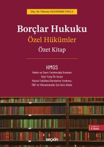 Borçlar Hukuku Özel Hükümler – Özet Kitap –