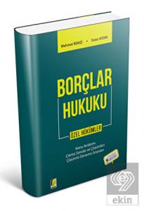 Borçlar Hukuku Özel Hükümler