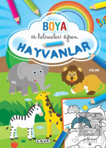 Boya ve Kelimeleri Öğren - Hayvanlar