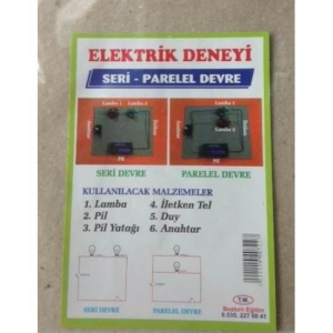 BOZKIRLI ELEKTRİK DENEY SETİ PARALEL DEVRE PİLSİZ