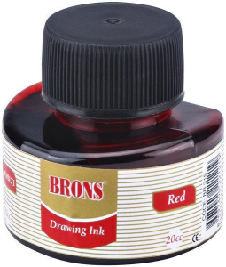 BRONS ÇİNİ MÜREKKEBİ KIRMIZI