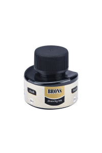 BRONS ÇİNİ MÜREKKEBİ SİYAH 20 CC BR-317