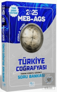 CBA Yayınları 2025 MEB-AGS Türkiye Coğrafyası Soru Bankası Çözümlü Pusula Serisi