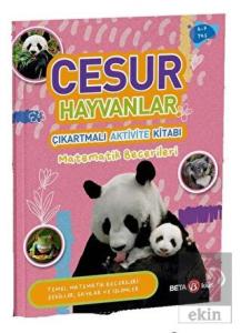 Cesur Hayvanlar - Çıkartmalı Aktivite Kitabı
