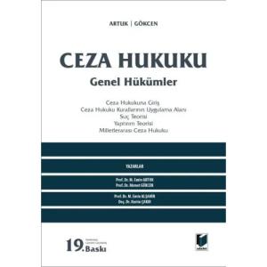 Ceza Hukuku Genel Hükümler