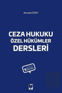 Ceza Hukuku Özel Hükümler Dersleri