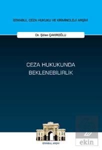 Ceza Hukukunda Beklenebilirlik