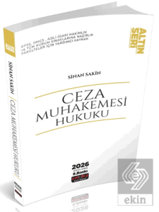 Ceza Muhakemesi Hukuku Konu Anlatımı
