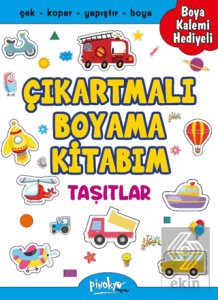 Çıkartmalı Boyama Taşıtlar