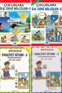 Çocuklar İçin Faaliyetli ve Etkinlikli Temel Dini Bilgiler Seti (4 Kitap)