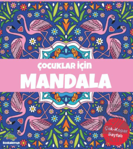 Çocuklar İçin Mandala-Lacivert