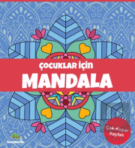 Çocuklar İçin Mandala-Mavi