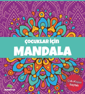 Çocuklar İçin Mandala-Mor