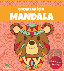 Çocuklar İçin Mandala-Turuncu