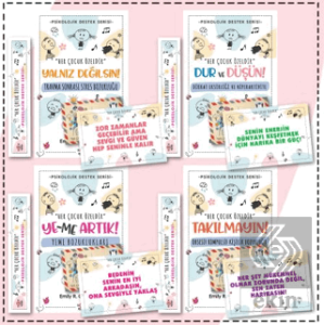 Çocuklar İçin Psikoloik Destek Serisi 4 Kitap (Set 1)