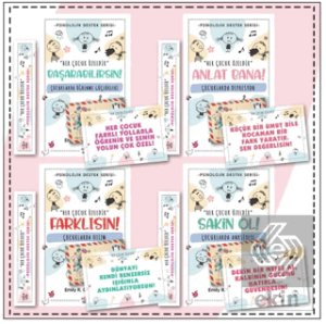 Çocuklar İçin Psikoloik Destek Serisi 4 Kitap (Set 2)