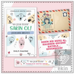 Çocuklar İçin Psikolojik Destek Serisi - Çocuklarda Anksiyete - Kartpostal ve Ayraç