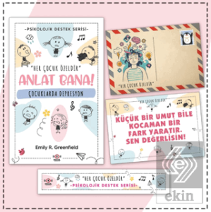 Çocuklar İçin Psikolojik Destek Serisi - Çocuklarda Depresyon - Kartpostal ve Ayraç