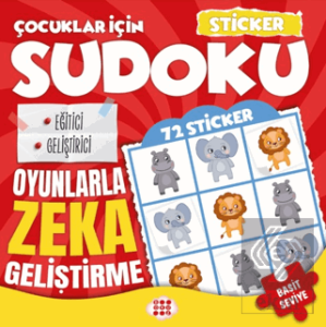 Çocuklar için Sudoku - Sticker Hediyeli Basit Seviye 1