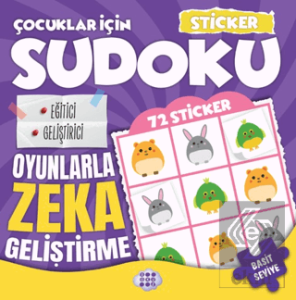 Çocuklar için Sudoku - Sticker Hediyeli Basit Seviye 2