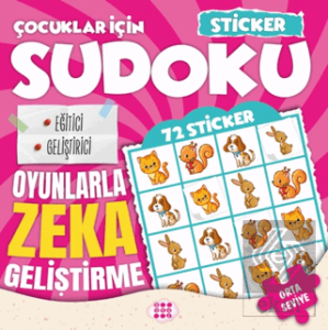 Çocuklar için Sudoku - Sticker Hediyeli Orta Seviye 1