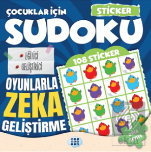 Çocuklar için Sudoku - Sticker Hediyeli Orta Seviye 3