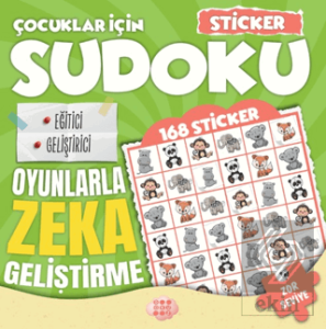 Çocuklar için Sudoku - Sticker Hediyeli Zor Seviye 2