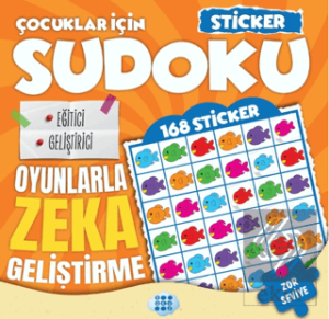 Çocuklar için Sudoku - Sticker Hediyeli Zor Seviye 3