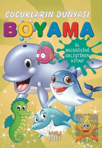 Çocukların Dünyası Boyama Kitabı 9 – Deniz Canlıları