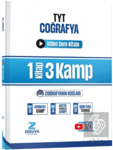 Coğrafyanın Kodları TYT Coğrafya 1 Kitap 3 Kamp Video Ders Kitabı
